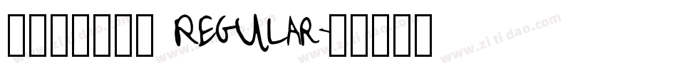 叶根友唐楷卡黑 Regular字体转换